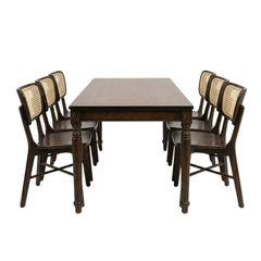 BỘ BÀN ĂN 6 GHẾ PORTER 1.8