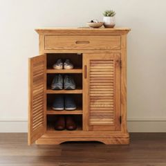 TỦ GIÀY GỖ SỒI