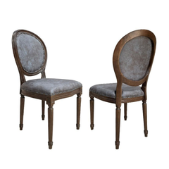 GHẾ TỰA LOUIS FRENCH MÀU XANH