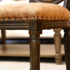 GHẾ TỰA LOUIS FRENCH MÀU NÂU