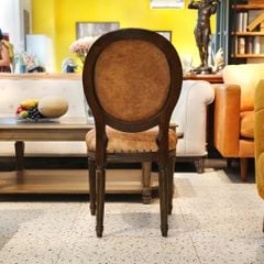 GHẾ TỰA LOUIS FRENCH MÀU NÂU
