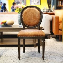 GHẾ TỰA LOUIS FRENCH MÀU NÂU