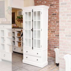 TỦ KÍNH TRƯNG BÀY HAWTHORNE ESTATE MÀU TRẮNG