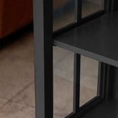 TỦ KÍNH TRƯNG BÀY HAWTHORNE MÀU ĐEN