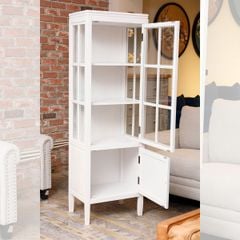 TỦ KÍNH TRƯNG BÀY HAWTHORNE MÀU TRẮNG