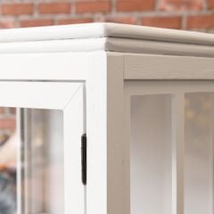 TỦ KÍNH TRƯNG BÀY HAWTHORNE MÀU TRẮNG