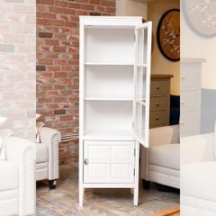 TỦ KÍNH TRƯNG BÀY HAWTHORNE MÀU TRẮNG