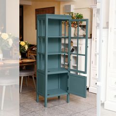 TỦ KÍNH TRƯNG BÀY HAWTHORNE MÀU XANH