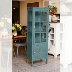 TỦ KÍNH TRƯNG BÀY HAWTHORNE MÀU XANH