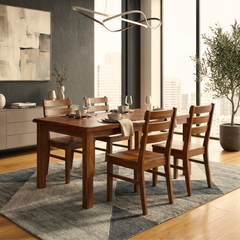 BỘ BÀN ĂN 4 GHẾ COUNTRY 1.6