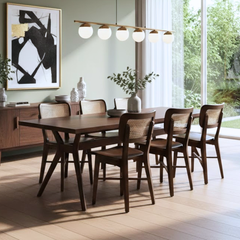 BỘ BÀN ĂN 6 GHẾ TAHOE 2.0