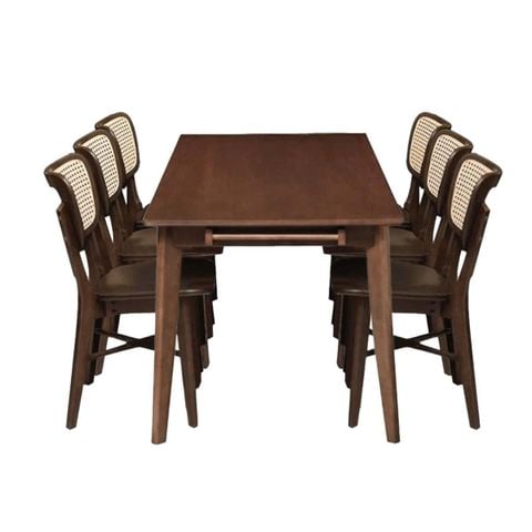 BỘ BÀN ĂN 6 GHẾ KATARINA 1.8