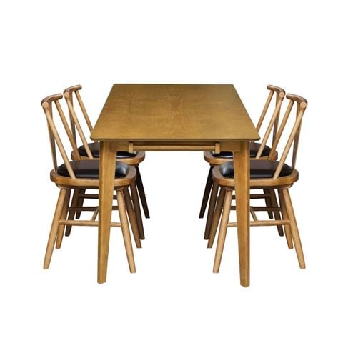 BỘ BÀN ĂN 4 GHẾ KATARINA 1.2