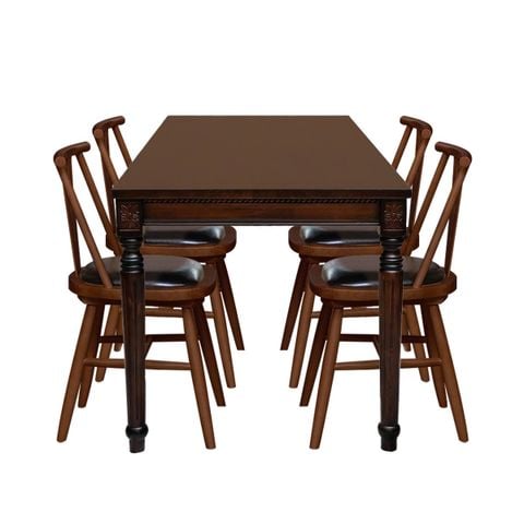 BỘ BÀN ĂN 4 GHẾ PORTER 1.4