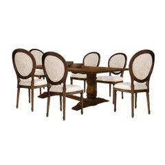 BỘ BÀN ĂN 6 GHẾ LEVENTIS