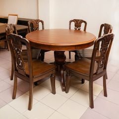 BỘ BÀN ĂN 6 GHẾ SOLUTTE CLASSIC