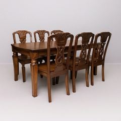 BỘ BÀN ĂN 6 GHẾ EDWARD