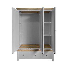 TỦ QUẦN ÁO WESCOTE MÀU XÁM 3 CÁNH