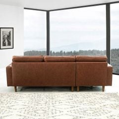 GHẾ SOFA GÓC DA BÒ NAPOLI