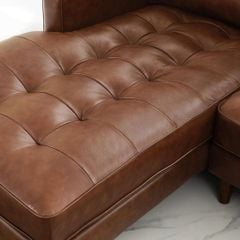 GHẾ SOFA GÓC DA BÒ NAPOLI