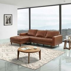 GHẾ SOFA GÓC DA BÒ NAPOLI