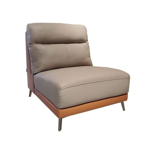 GHẾ SOFA ĐƠN DA BÒ PINK 9855
