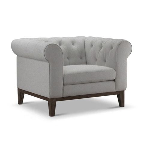 GHẾ SOFA ĐƠN ABBYSON MÀU XÁM