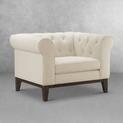 GHẾ SOFA ĐƠN ABBYSON MÀU TRẮNG