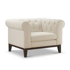GHẾ SOFA ĐƠN ABBYSON MÀU TRẮNG