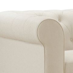 GHẾ SOFA ĐƠN ABBYSON MÀU TRẮNG