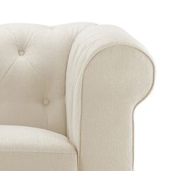 GHẾ SOFA ĐƠN ABBYSON MÀU TRẮNG