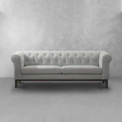 GHẾ SOFA 3 CHỖ ABBYSON MÀU XÁM