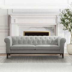 GHẾ SOFA 3 CHỖ ABBYSON MÀU XÁM