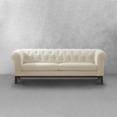 GHẾ SOFA 3 CHỖ ABBYSON MÀU TRẮNG