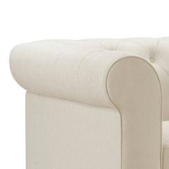 GHẾ SOFA 3 CHỖ ABBYSON MÀU TRẮNG