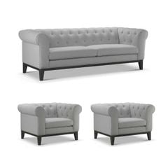 BỘ PHÒNG KHÁCH ABBYSON MÀU XÁM