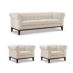 BỘ PHÒNG KHÁCH ABBYSON MÀU TRẮNG