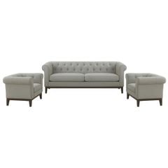 BỘ PHÒNG KHÁCH ABBYSON MÀU XÁM