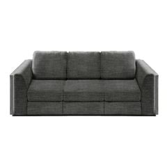 GHẾ SOFA 3 CHỖ CHELSEA MÀU XÁM ĐẬM