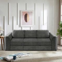 GHẾ SOFA 3 CHỖ CHELSEA MÀU XÁM ĐẬM