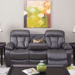 GHẾ SOFA 3 CHỖ DA BÒ CHỈNH ĐIỆN VANCOUVER