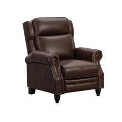 GHẾ SOFA ĐƠN DA BÒ CHỈNH CƠ POLLENZO MÀU NÂU