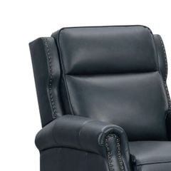 GHẾ SOFA ĐƠN DA BÒ CHỈNH CƠ POLLENZO MÀU XANH