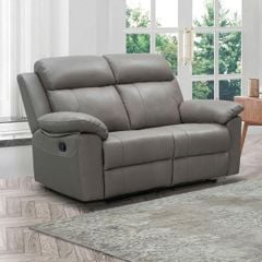 GHẾ SOFA 2 CHỖ DA BÒ CHỈNH CƠ MANHATTAN