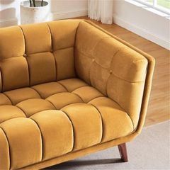 GHẾ SOFA 3 CHỖ ADDISON MÀU VÀNG