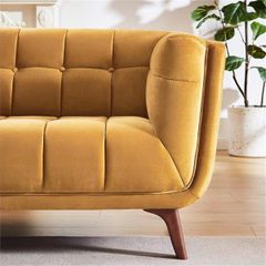 GHẾ SOFA 3 CHỖ ADDISON MÀU VÀNG