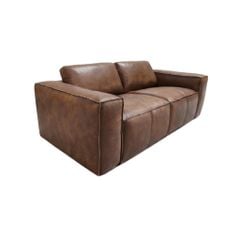 GHẾ SOFA DA BÒ 2 CHỖ HAVANA