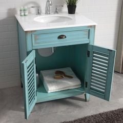 TỦ LAVABO PALM BEACH 30 INCH MÀU XANH