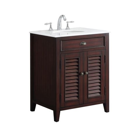 TỦ LAVABO PALM BEACH 26 INCH MÀU NÂU
