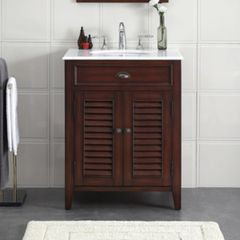 TỦ LAVABO PALM BEACH 26 INCH MÀU NÂU